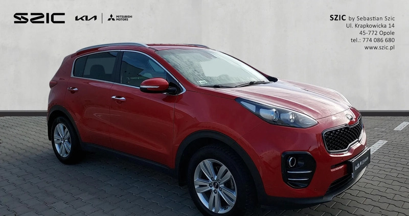 Kia Sportage cena 82900 przebieg: 75100, rok produkcji 2017 z Opole małe 277